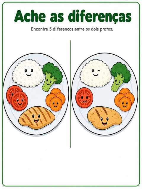 Ficha: Ache as diferenças